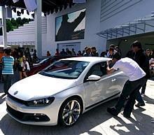 Volkswagen Studie Scirocco Collector's Edition auf dem Volkswagen Stand.